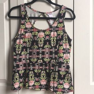 Candies floral peplum top